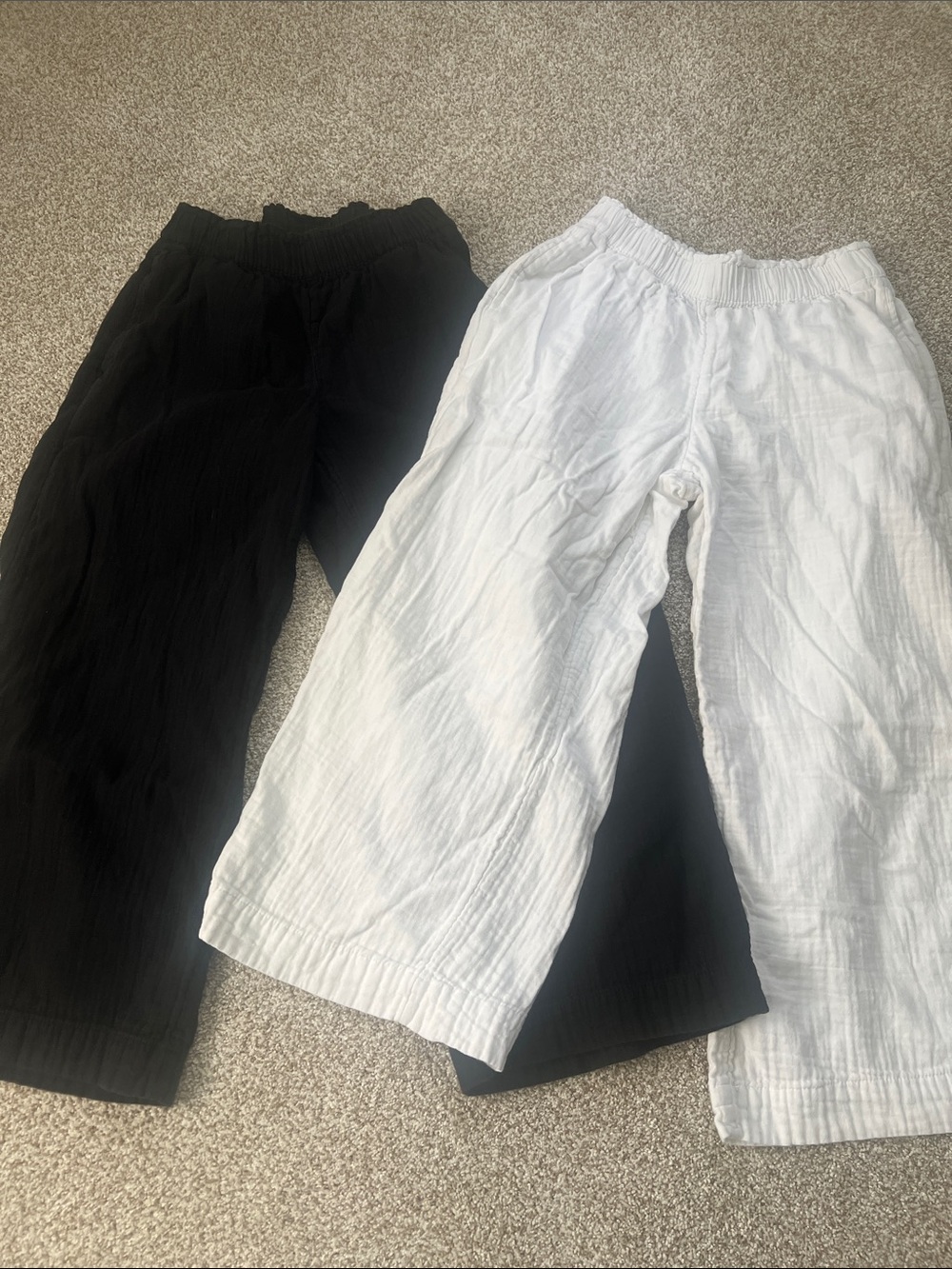 Petite cotton gauze pants